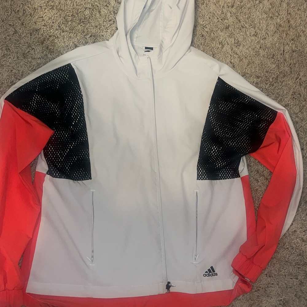 Adidas running zip up jacket